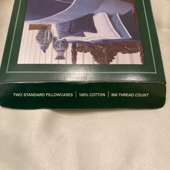 Ralph Lauren Set of Two Premium Standard Pillowcases Supima Cotton NEVER USED - Picture 6 of 14